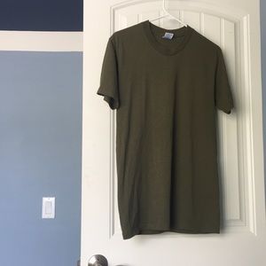 Army green t-shirt